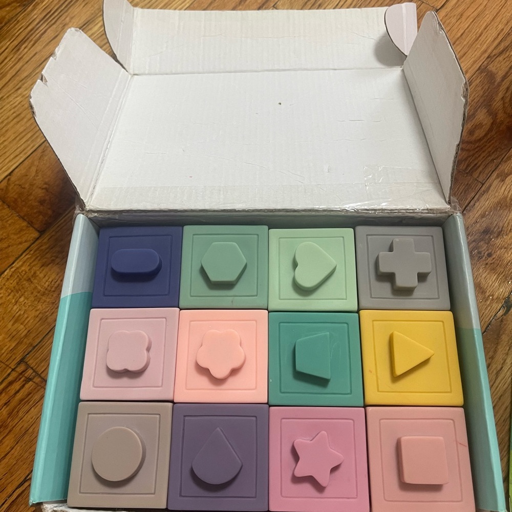 Colorful Shape Sorting Blocks for Kids